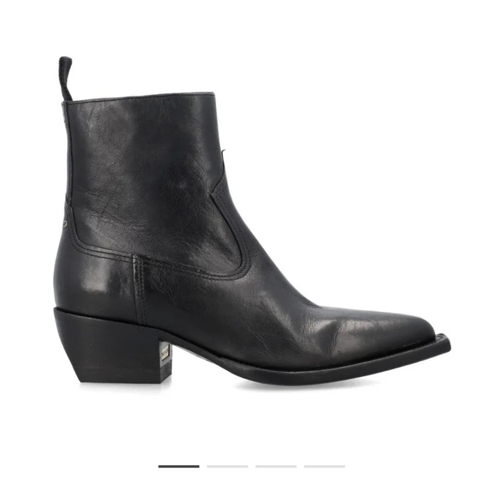 Golden Goose Deluxe Black Leather Ankle Boots brand new with tags size 35 - Picture 4 of 10